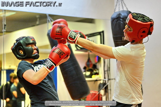 2019-05-16 Milano - pound4pound boxe 2355 Davide Anesa vs Pietro De Bernardi